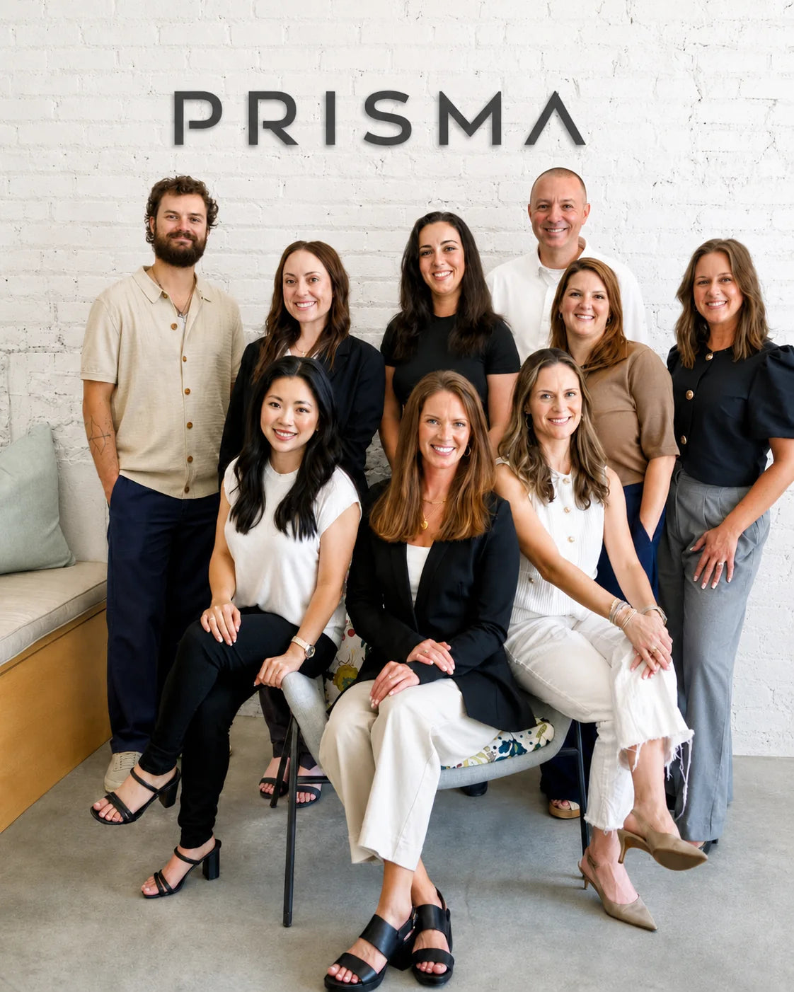 The PRISMA team together in the studio